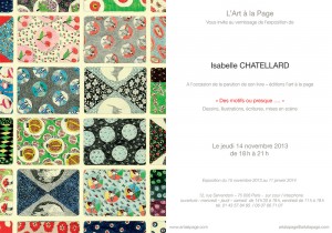 Des motifs ou presque - vernissage Invitation